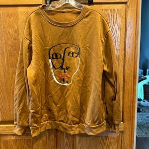 Face sweatshirt
